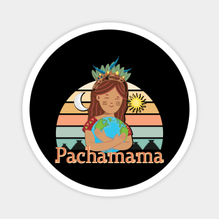 Pachamama Earth Mother Incan God Spiritual Environmentalist Magnet